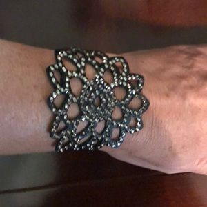 Faux leather bracelet